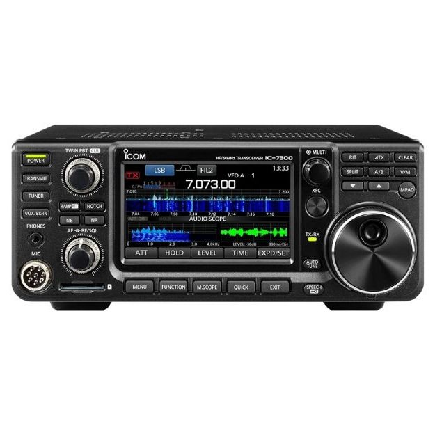 ICOM 7300 02 Direct Sampling Shortwave Radio Black
