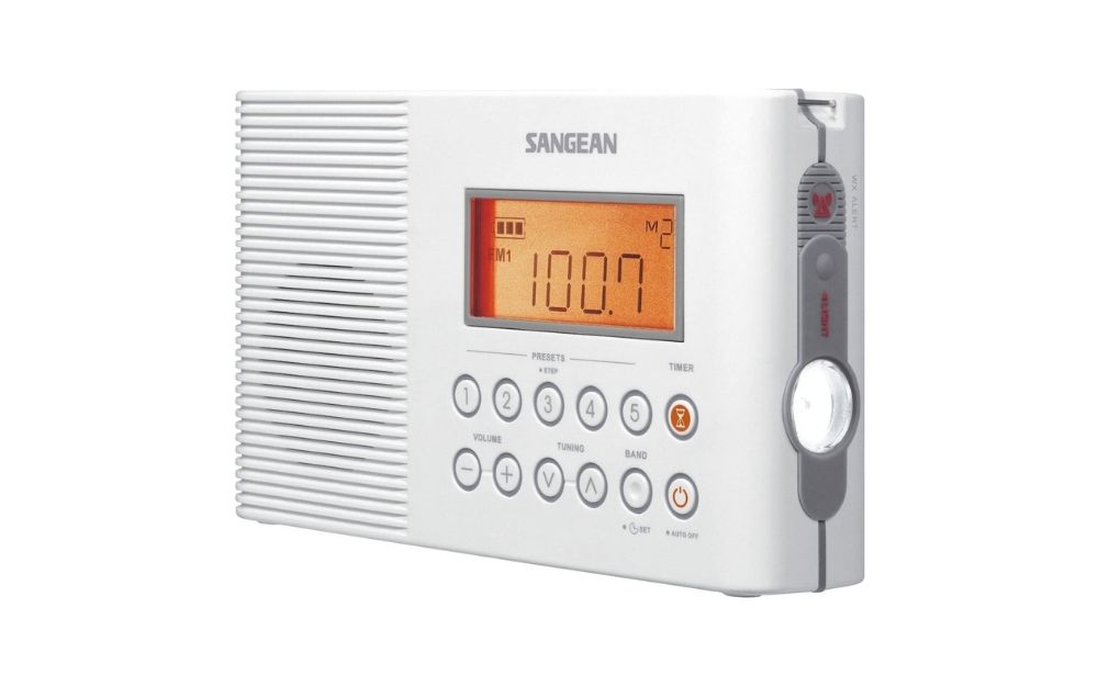 Sangean - H201 Portable Waterproof Shower Radio