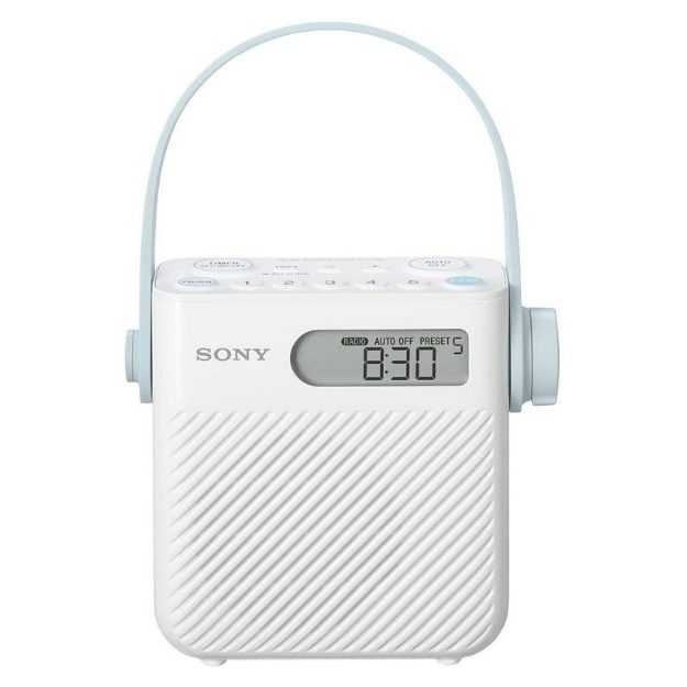 Sony - ICF-S80 Splash Proof Shower Radio