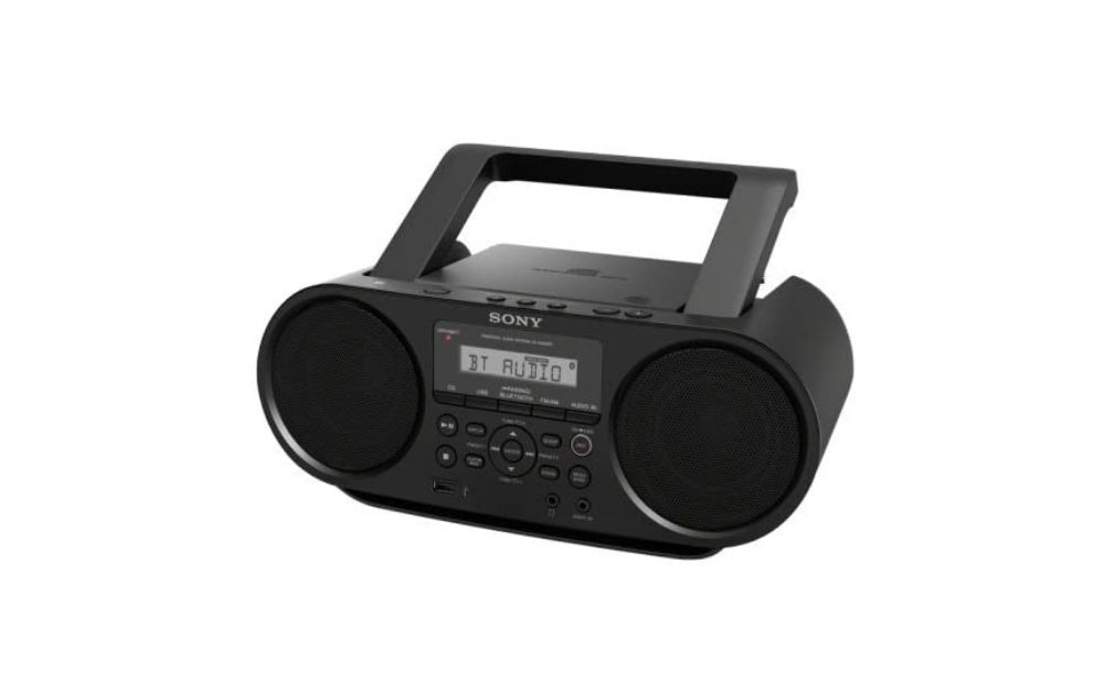 Sony - Portable Bluetooth Digital Turner AM_FM CD Player