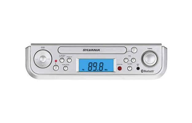 Sylvania SKCR2713 Under Counter CD Player with Radio and Bluetooth